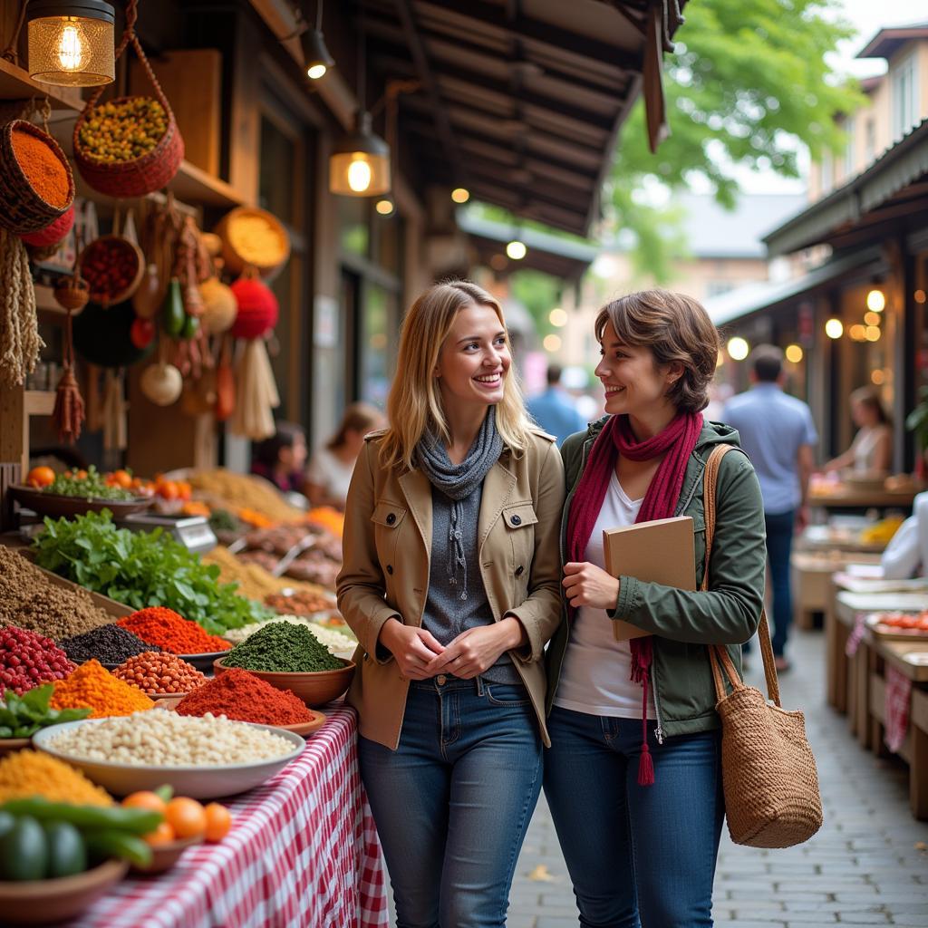 Exploring Local Spanish Market with Host