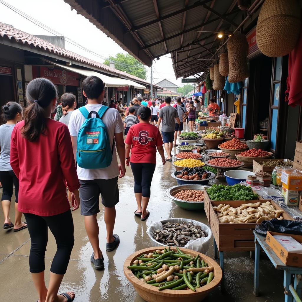 Exploring Sungai Besar Local Market