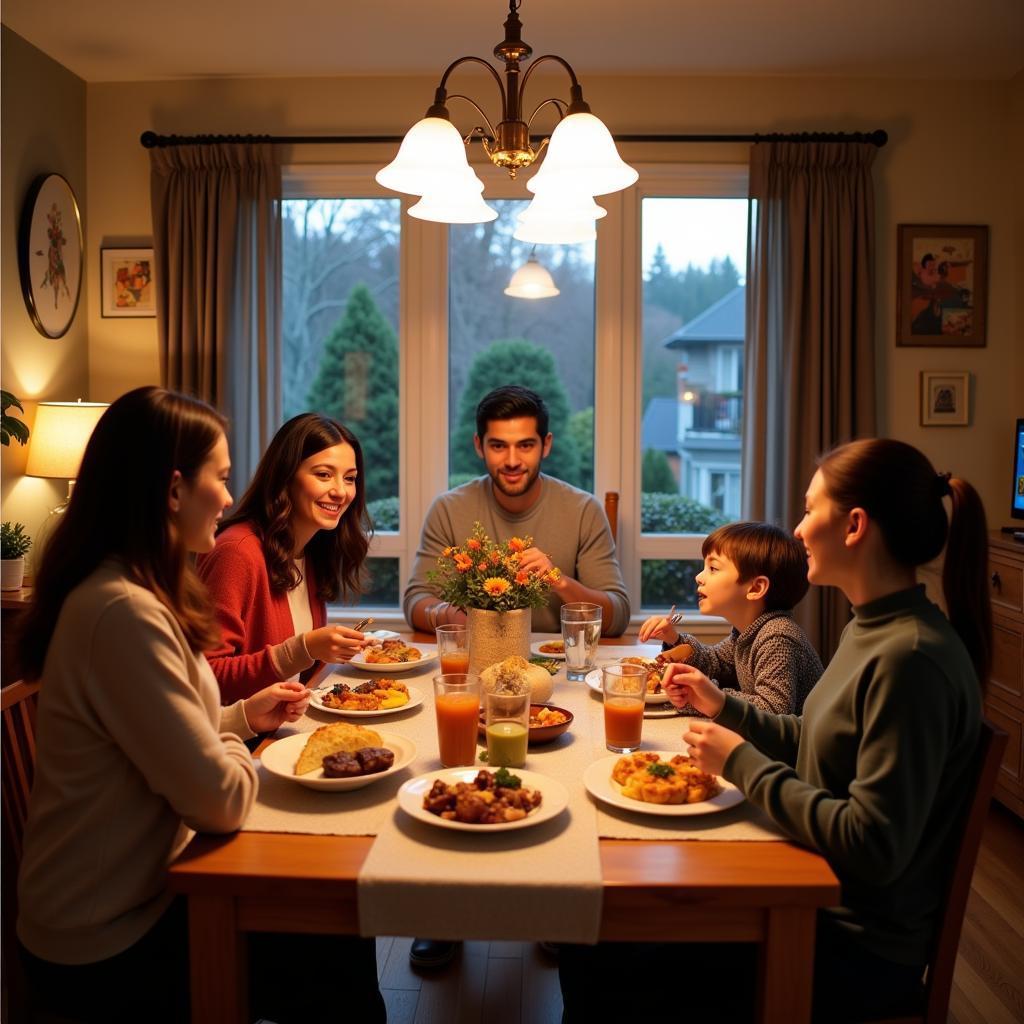 Extended Homestay Family Dinner in Vancouver