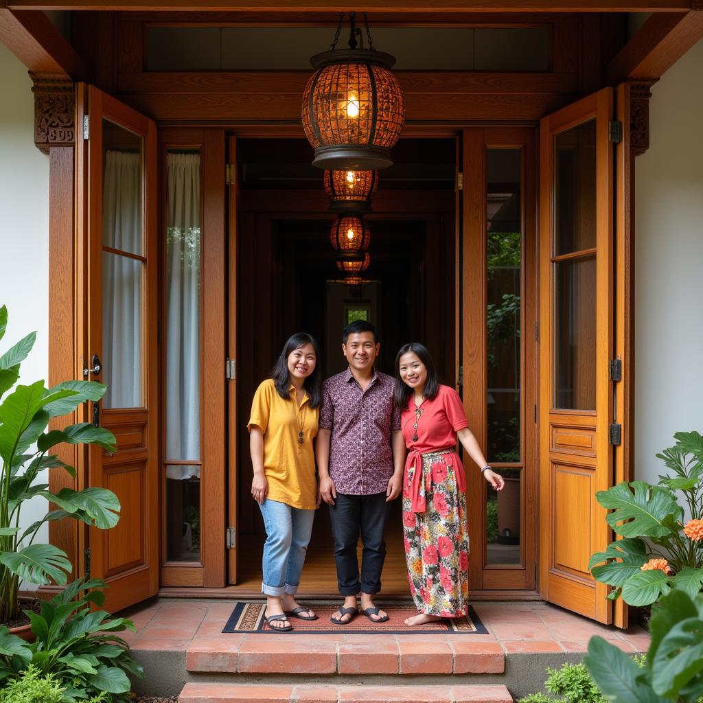 Family Homestay in Yogyakarta, Indonesia