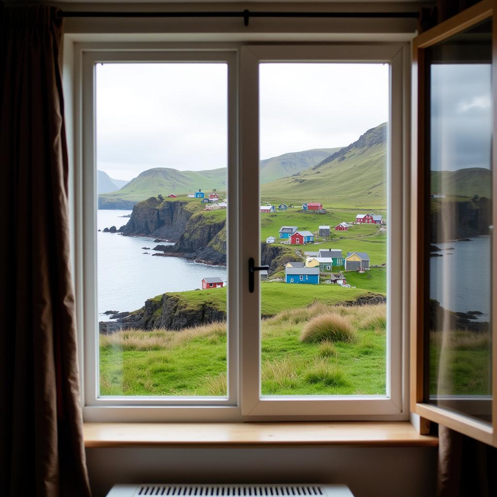 Homestay with Stunning Coastal View in Faroe Islands