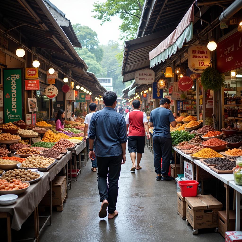 Vibrant Local Market in First Garden Ipoh