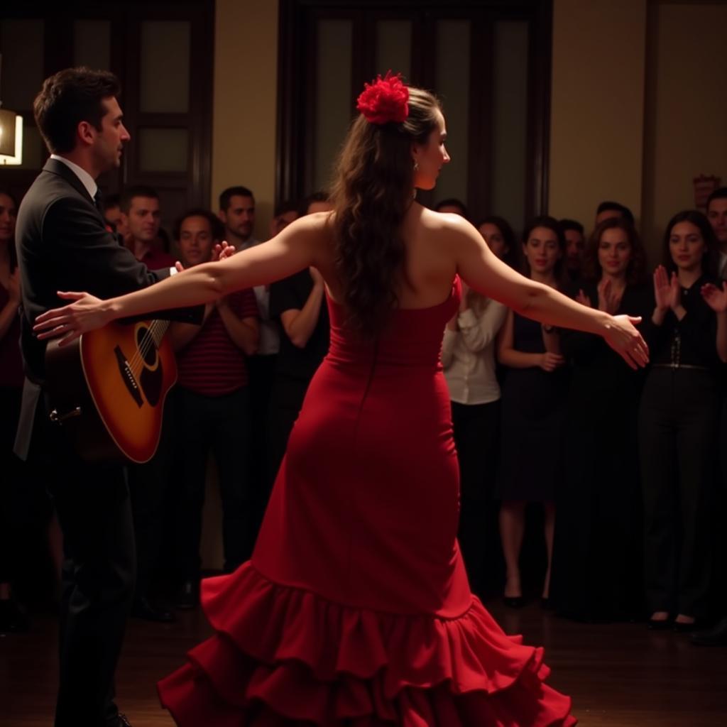 Passionate Flamenco Dancer in Seville