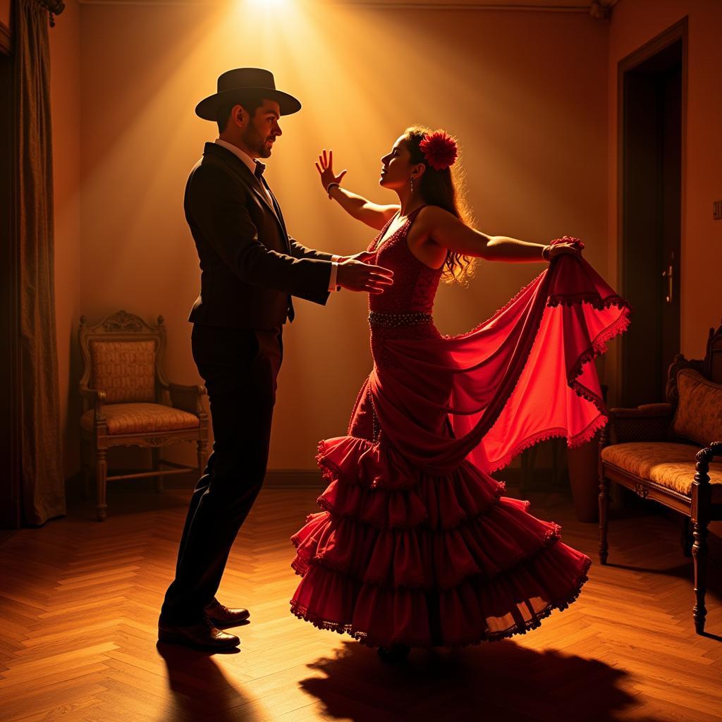 Flamenco Dancer in Seville Homestay Cultural Immersion