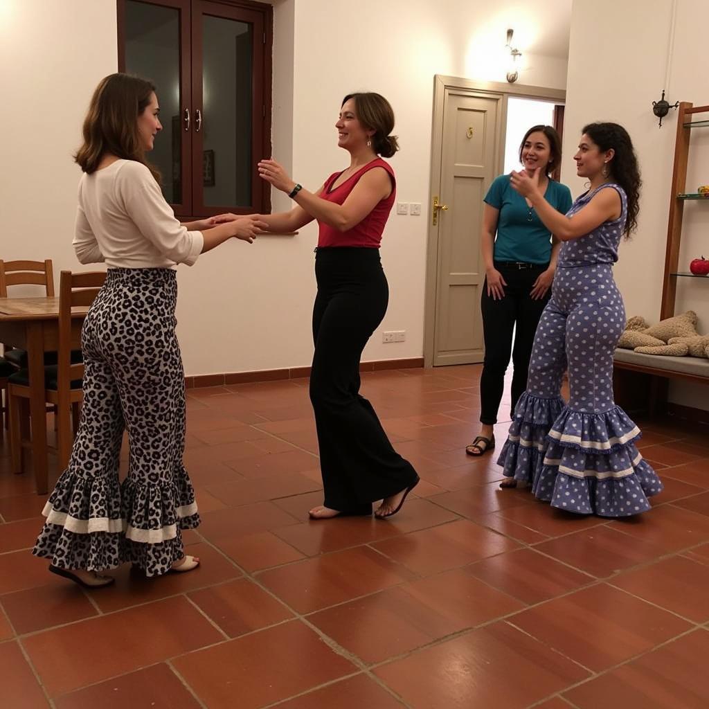 Flamenco Dancing Lesson Seville Homestay