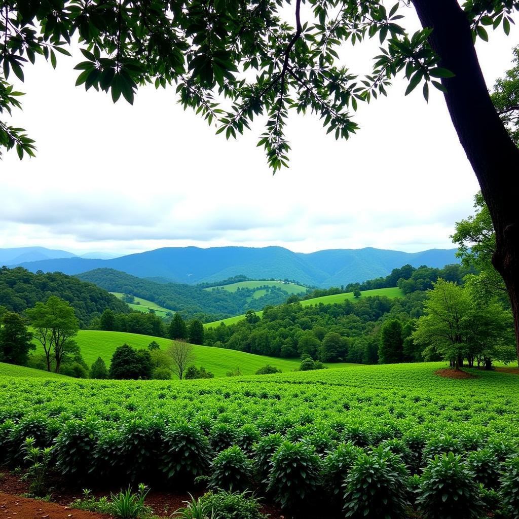 Gaurav Homestay Coffee Plantation View