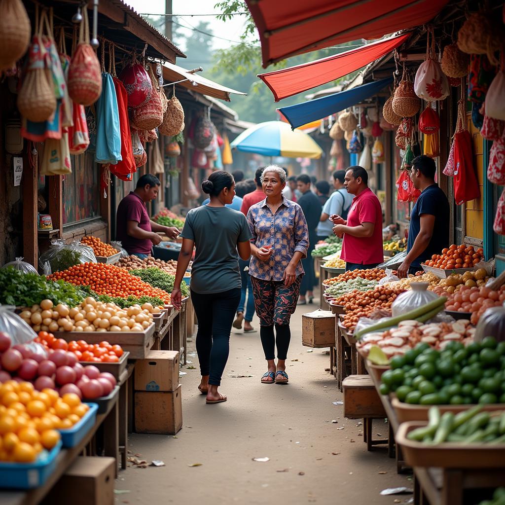 Exploring the Bustling Local Market in Gemereh Segamat