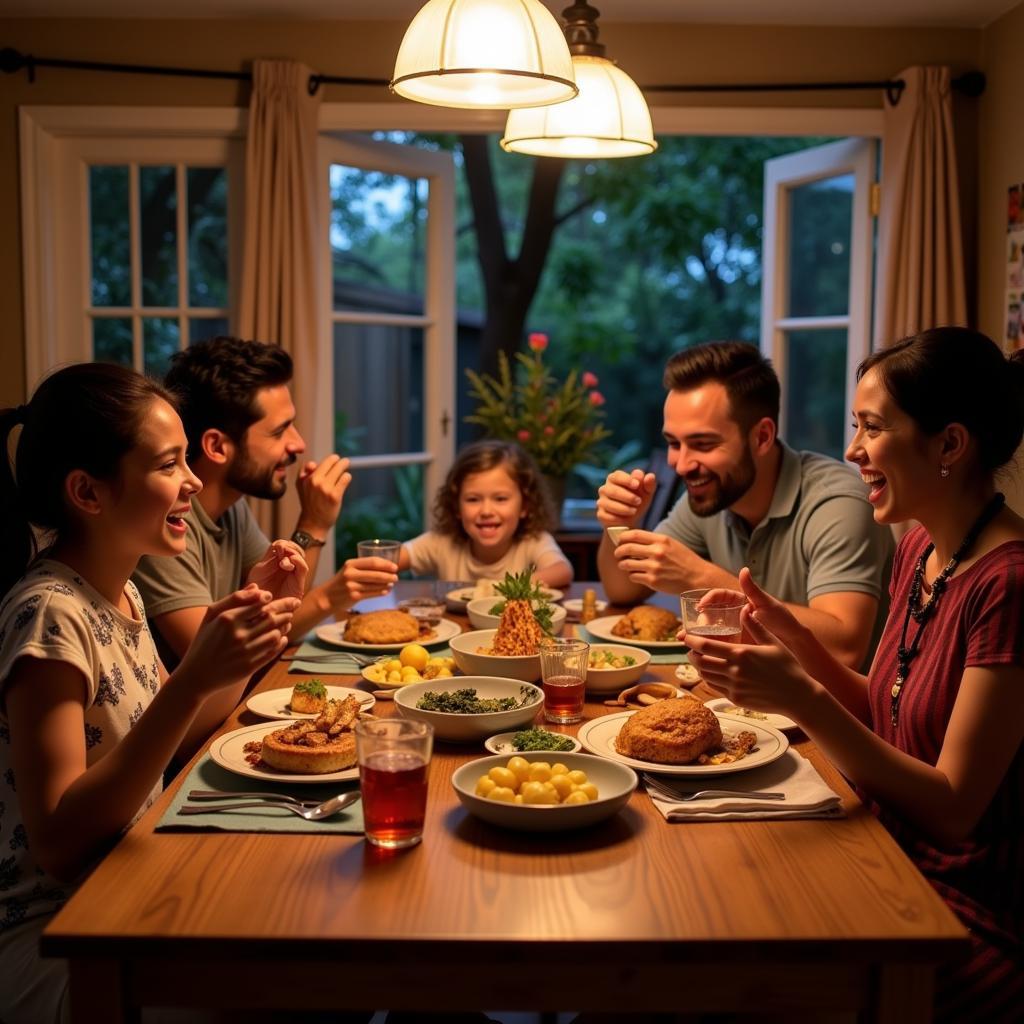 Goan Homestay Family Dinner