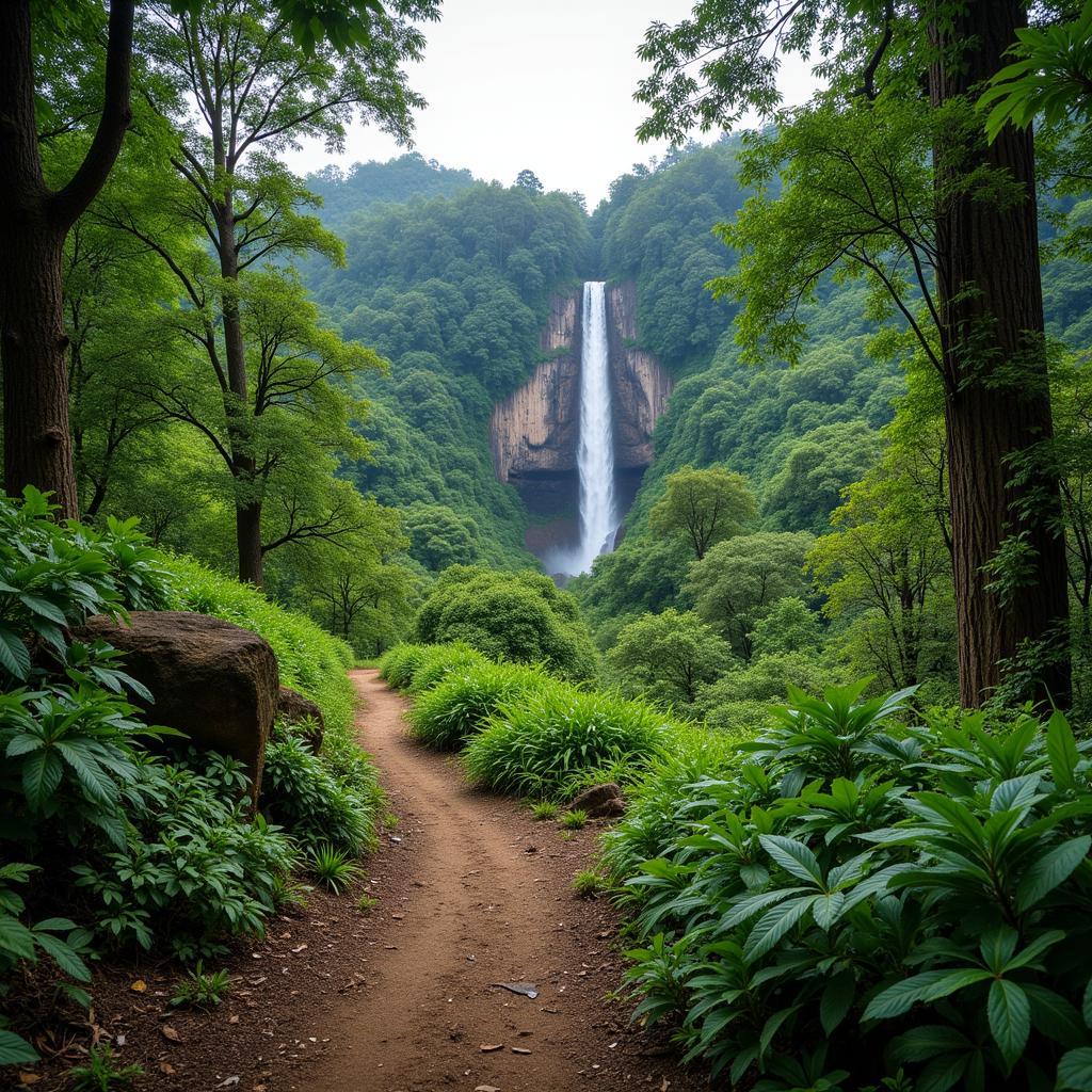 Hiking Trails Near Sekayu Waterfall