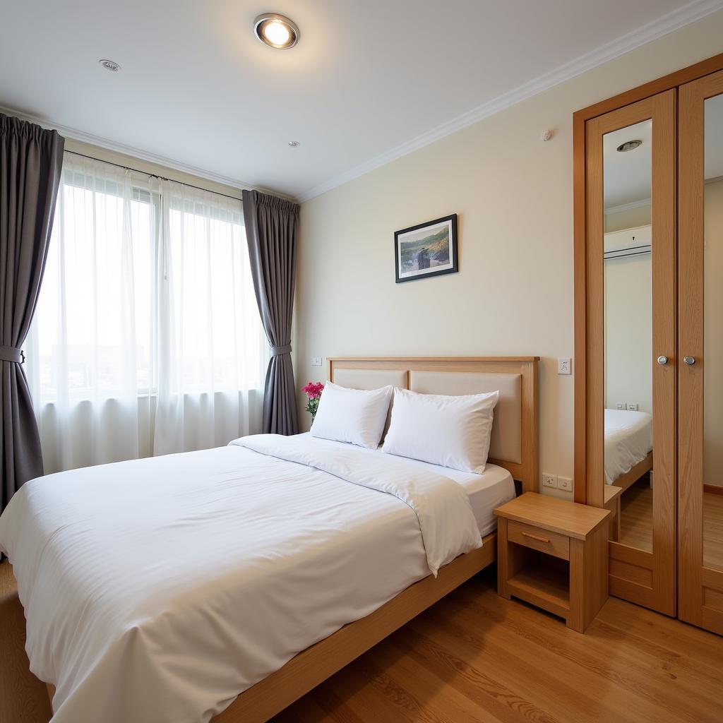 Comfortable bedroom at Hillary Saigon Homestay