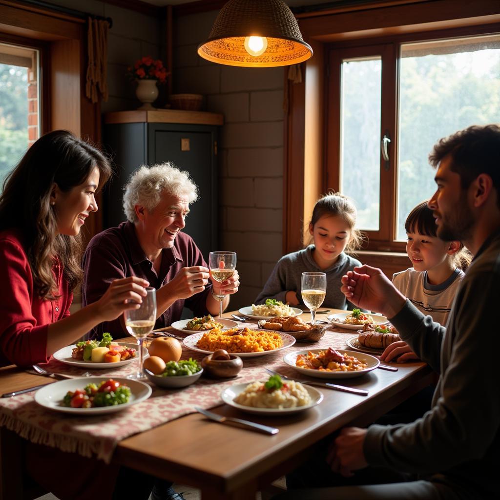 Himachal Homestay Family Meal