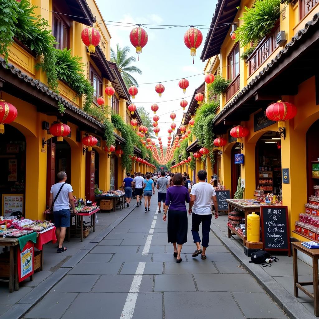 Exploring the vibrant streets of Hoi An Ancient Town