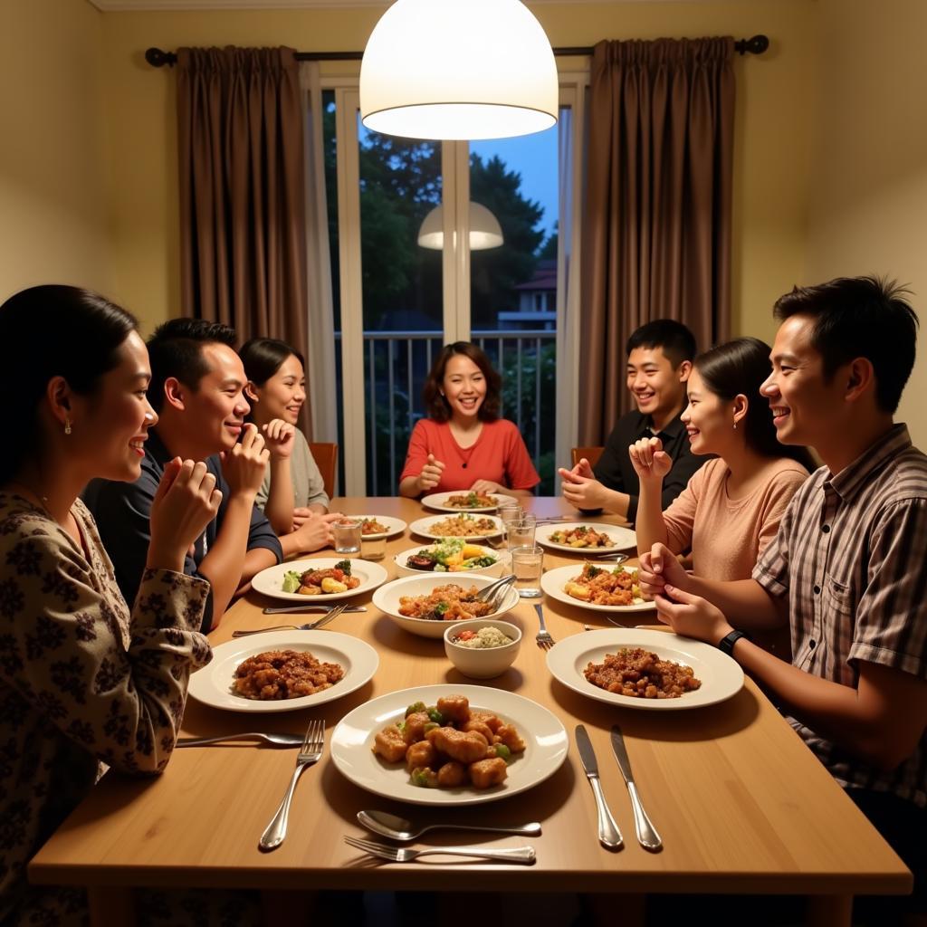 Family Dinner at an Ara Damansara Homestay