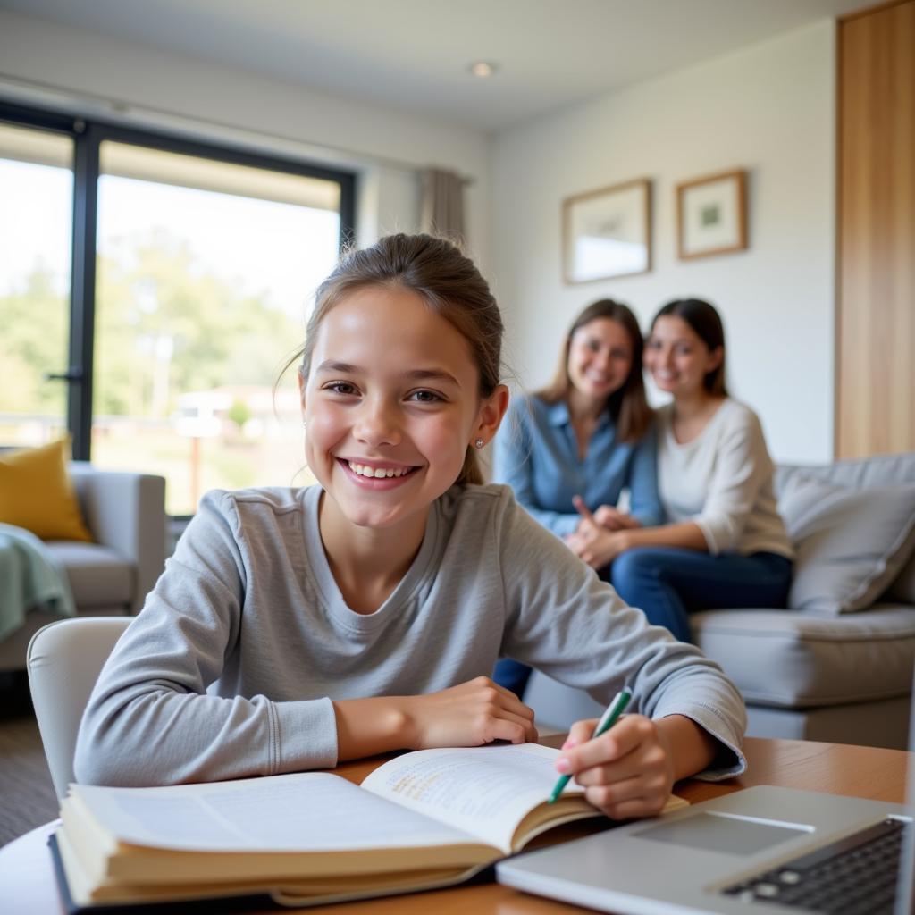 Student enjoying life in a Brisbane homestay