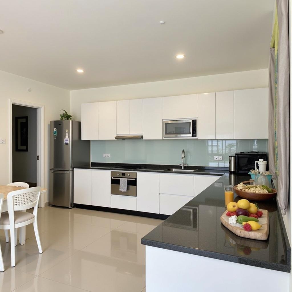 Modern kitchen in a Cyberjaya homestay