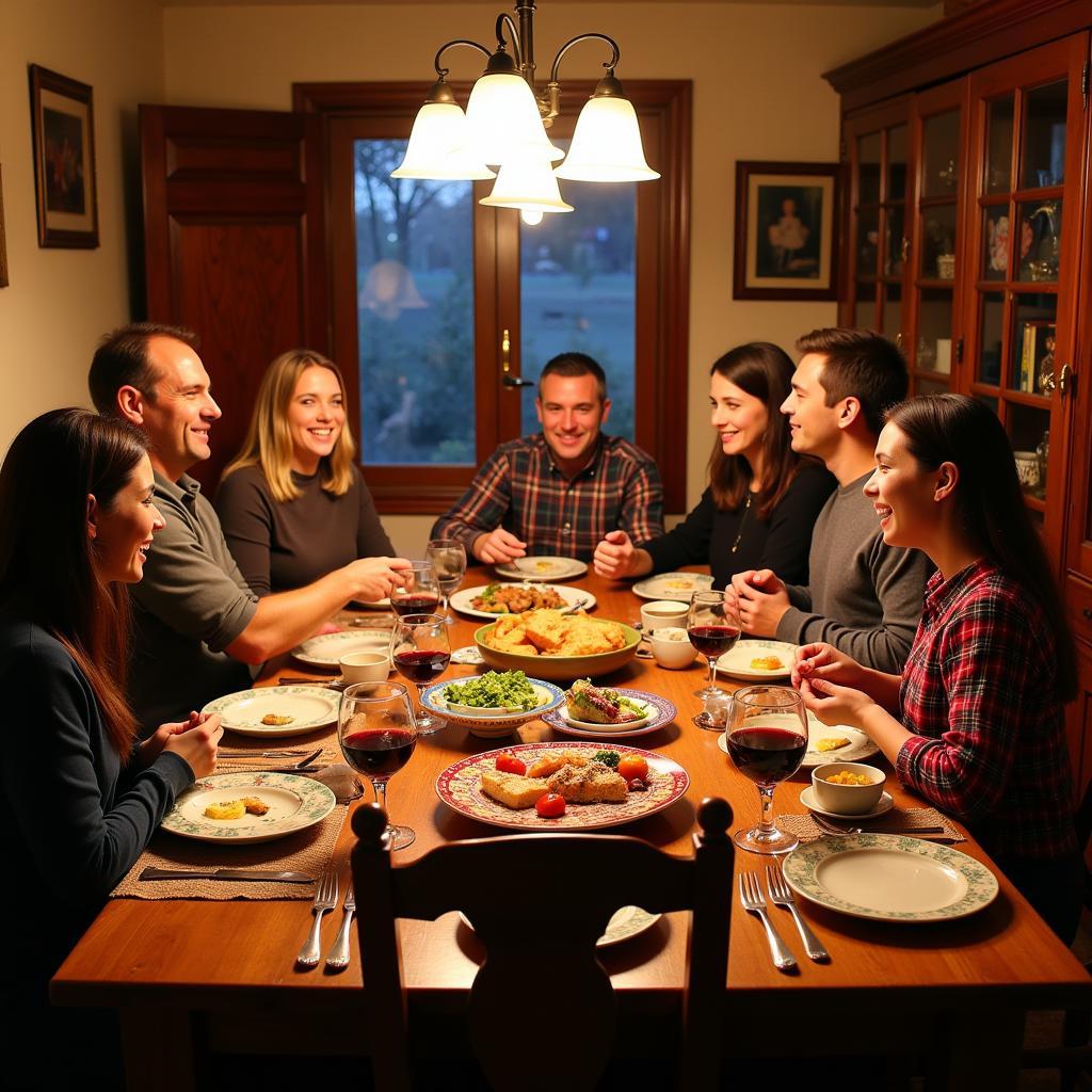 Dining room in Homestay Luna Kutaisi