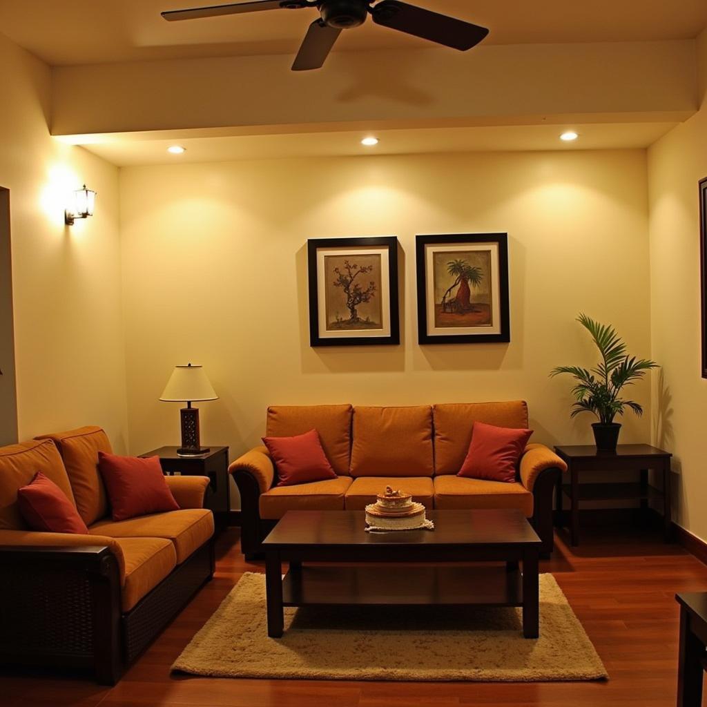 Cozy Living Room in Marathahalli Homestay