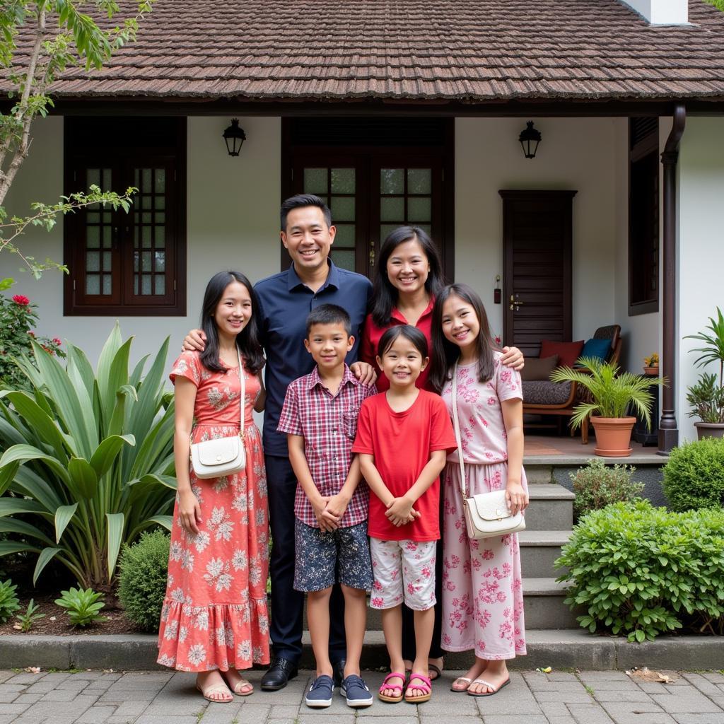 Local Family in a Melaka Homestay