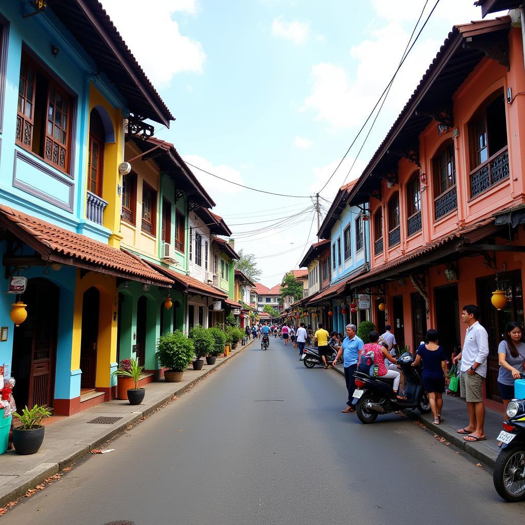 Homestay in Melaka near Jonker Walk street view