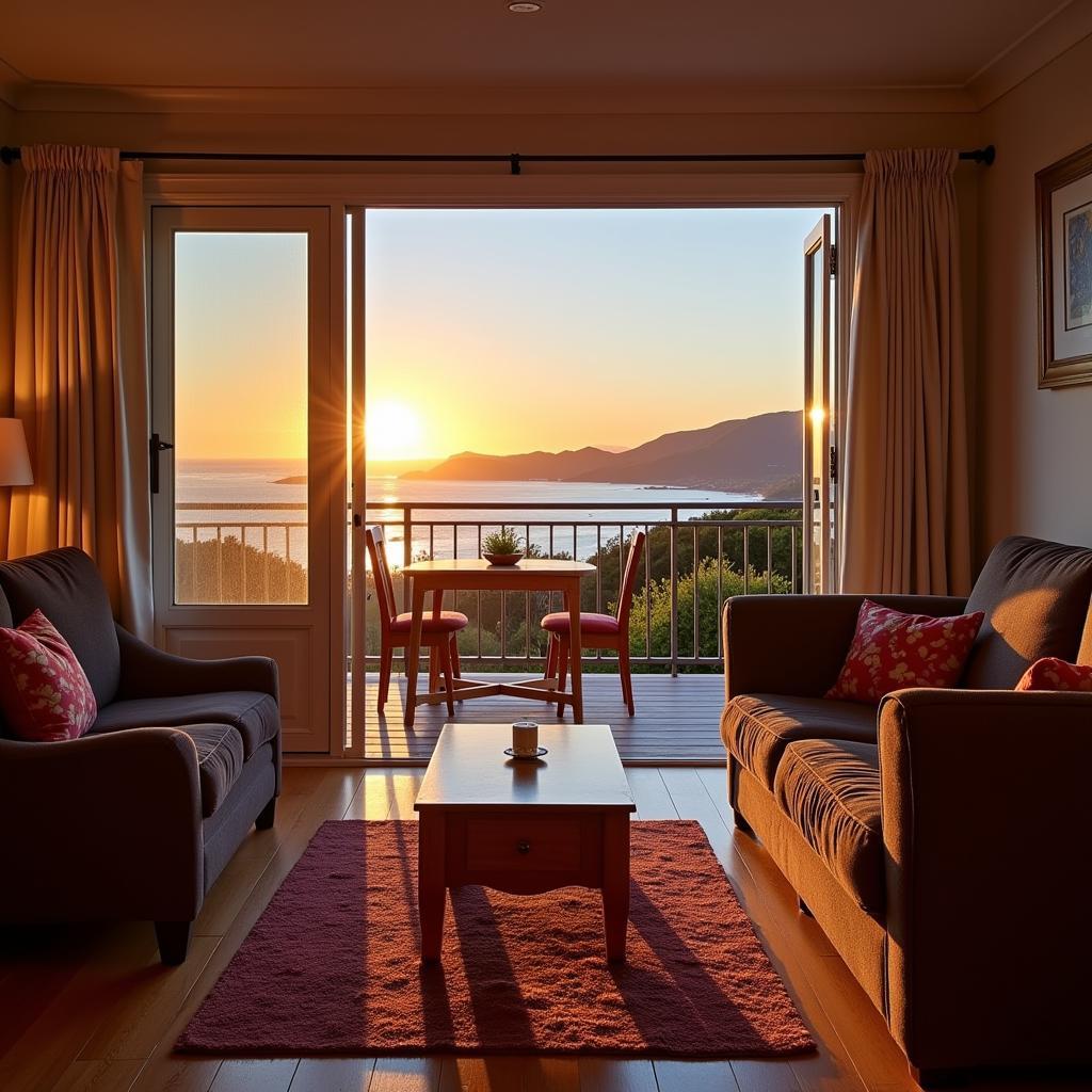 Cozy homestay in Napier with stunning coastal views