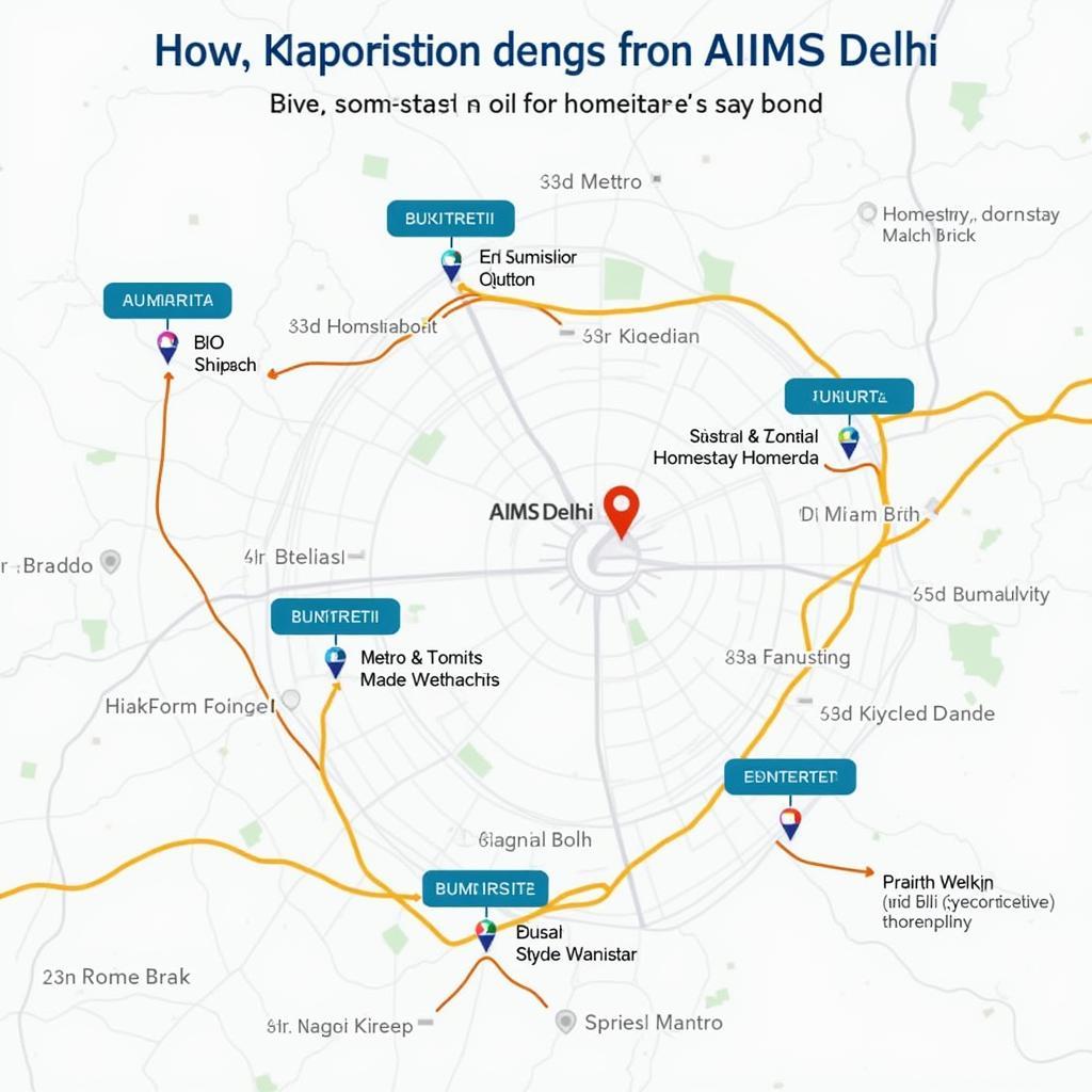 Homestay Location Near AIIMS Delhi