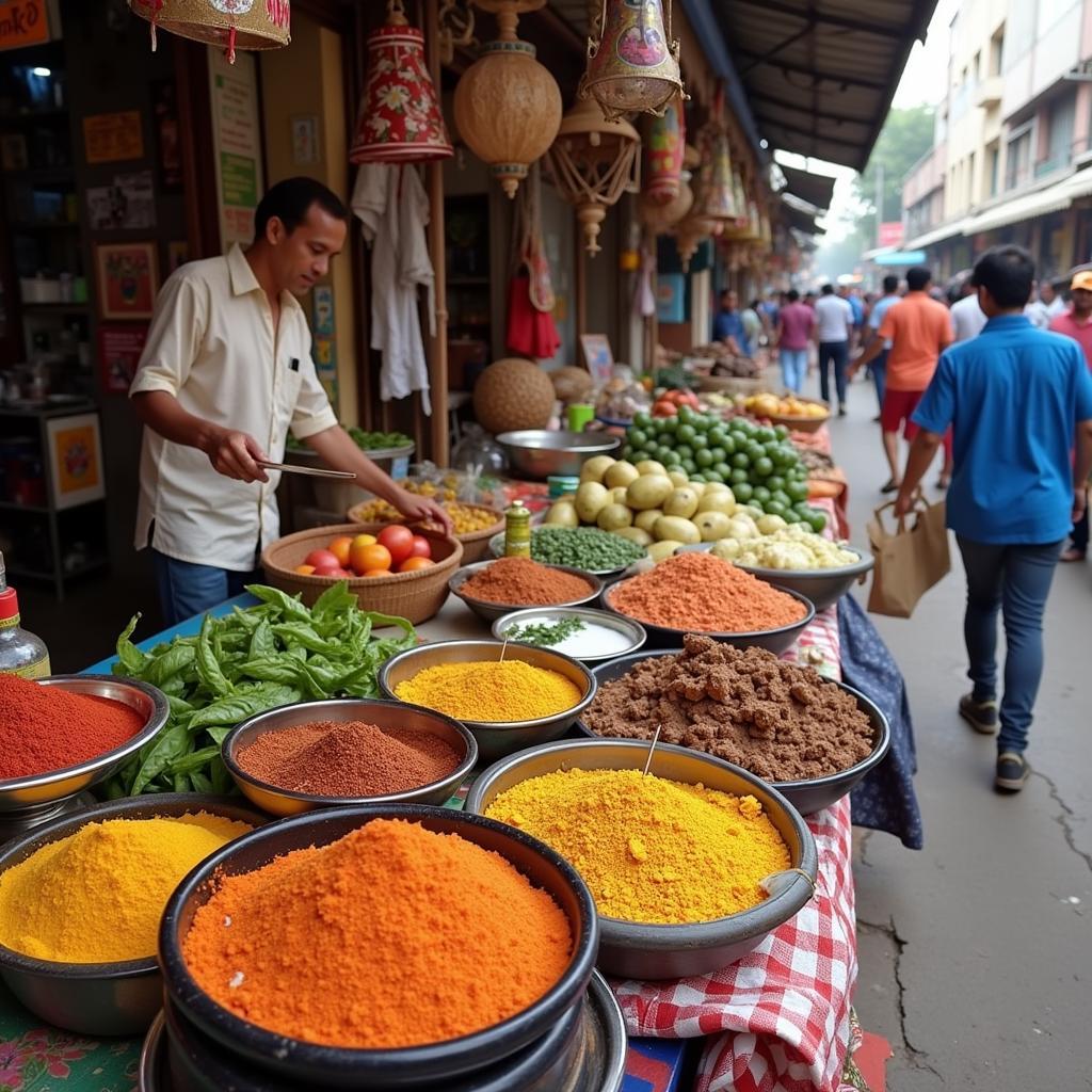 Visiting a Local Market near Bangalore Homestay