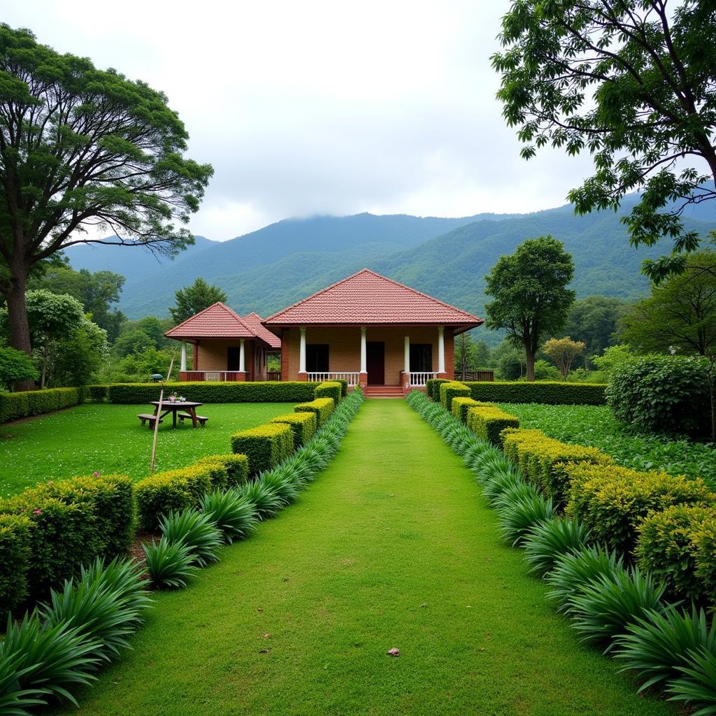 Scenic view of a homestay near Belur