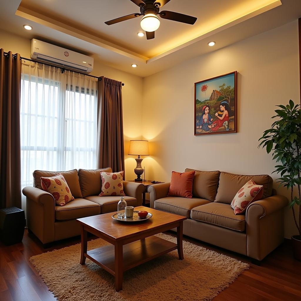 Comfortable living room in a Subang Jaya homestay