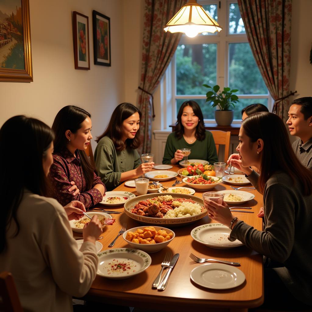 Family Dinner at a Homestay near UGM