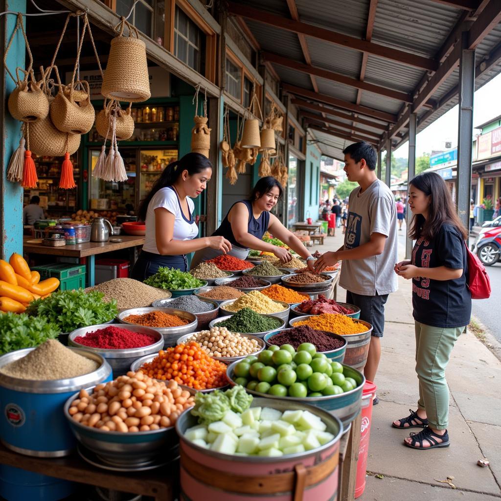 Exploring a Local Market in Ulu Melaka Langkawi