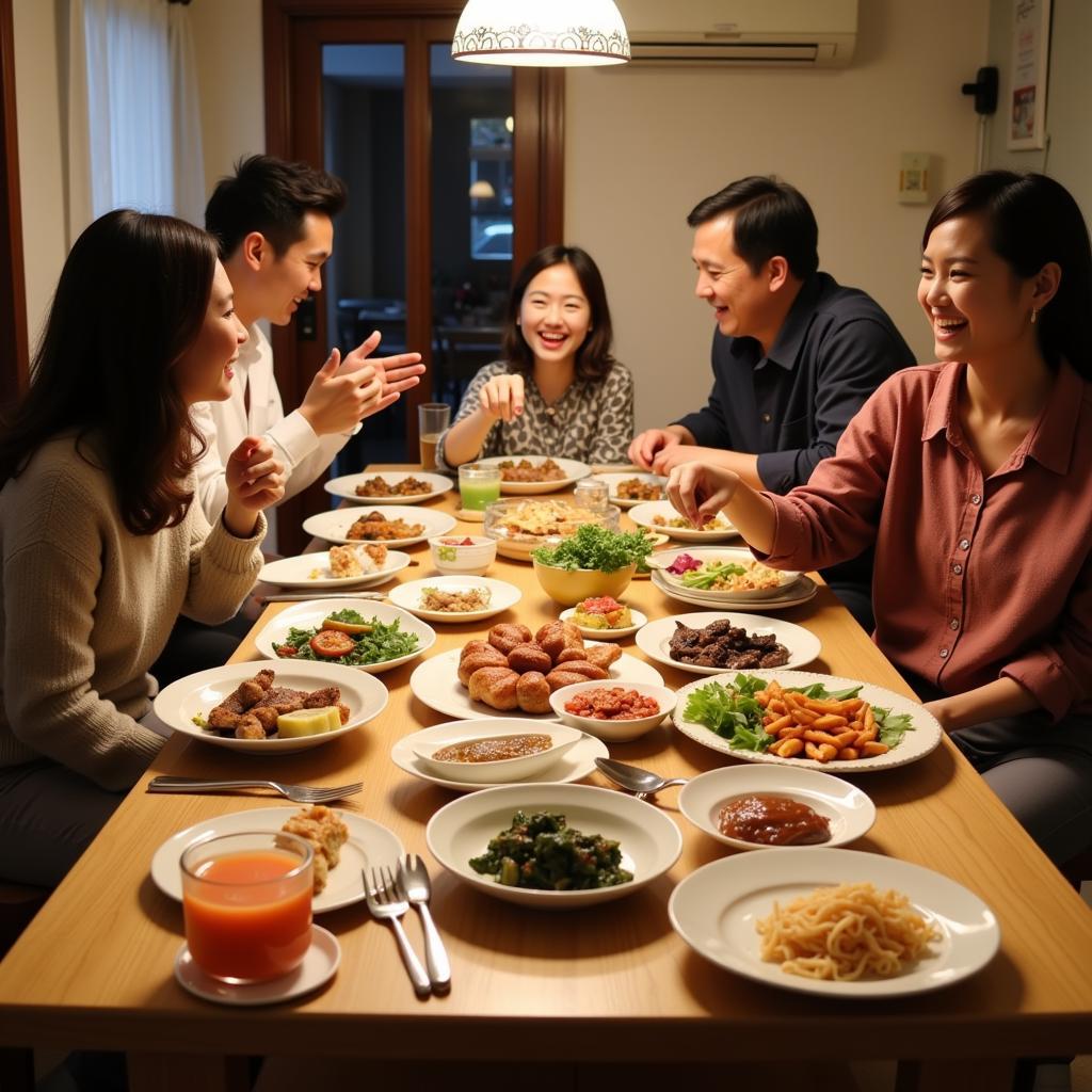 Hualien Muse Homestay Family Dinner