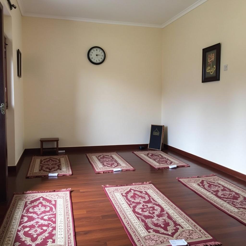 Dedicated prayer room in an Ipoh homestay