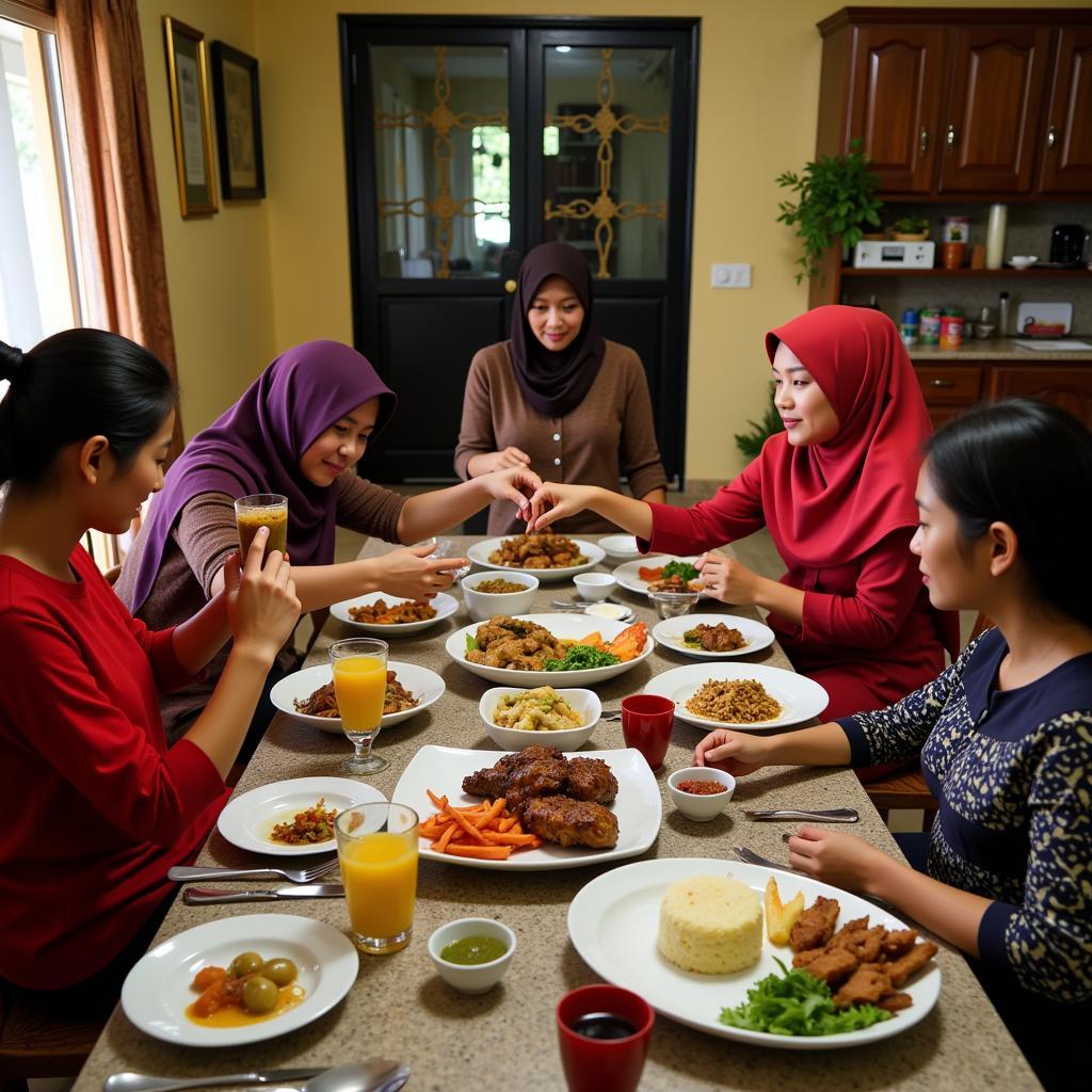 Jember Homestay Family Meal