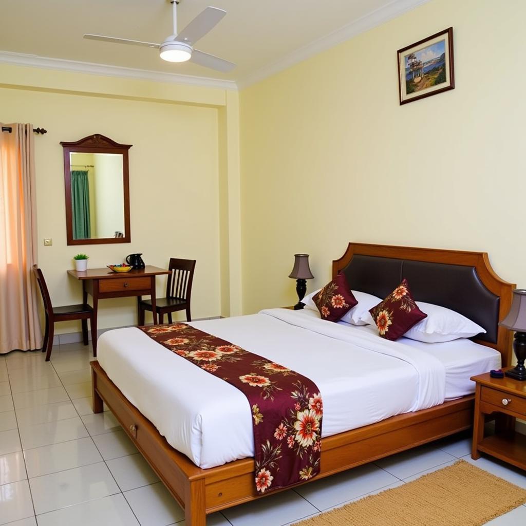 A comfortable room in a Kalahasti homestay