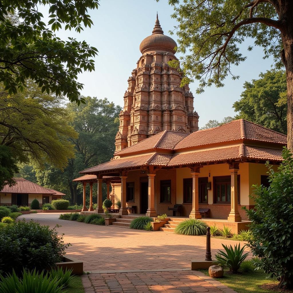 Kalasa Homestay with Temple View