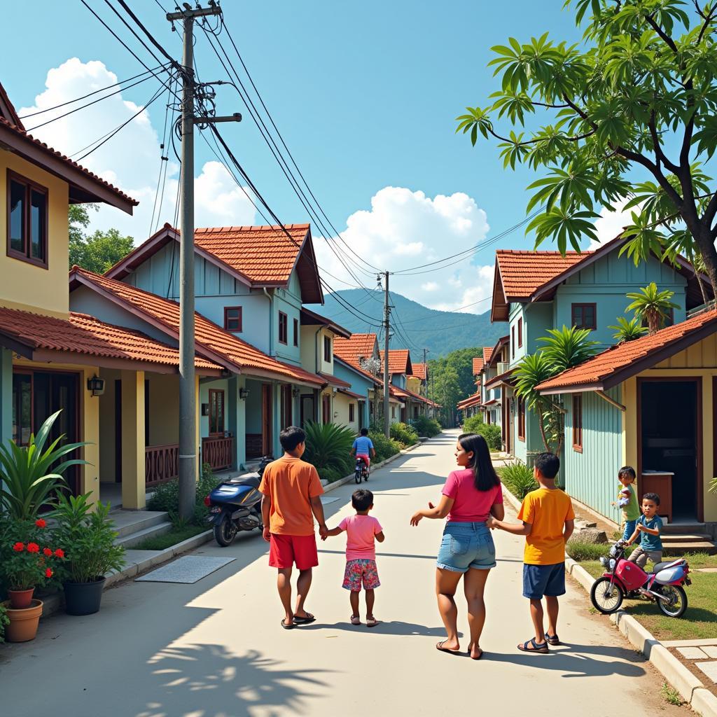 Kampung Makam Village Life