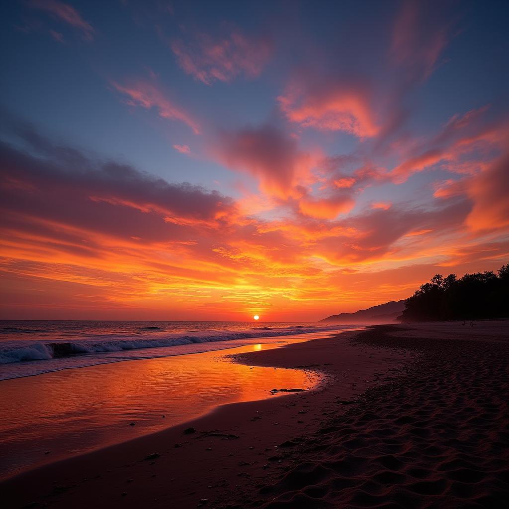 Kashid Beach Sunset View