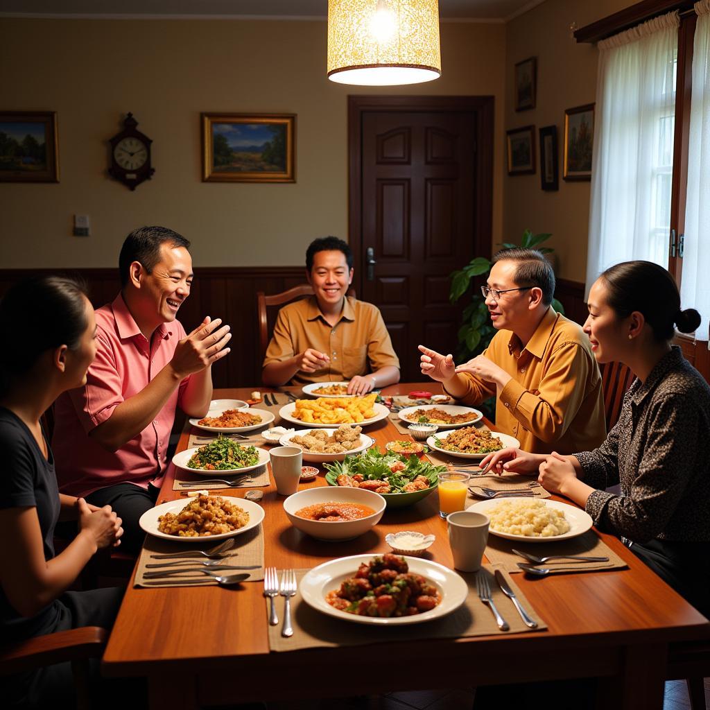 Sharing a Meal with a Kelantanese Family