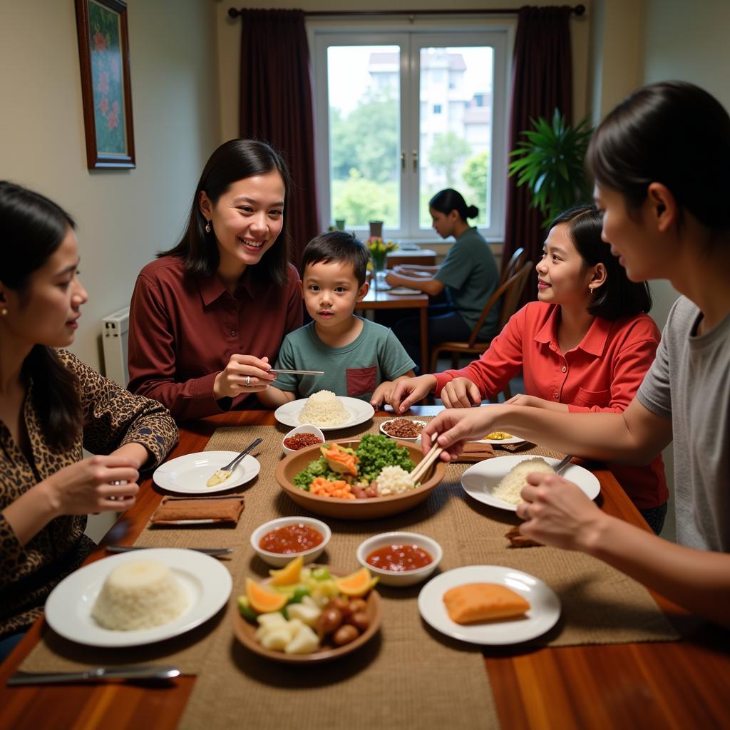 Sharing a Meal with a Kelantanese Family