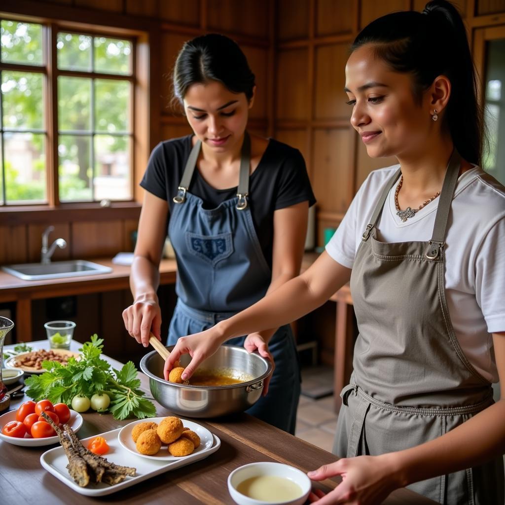 Cooking class in a Kerala homestay