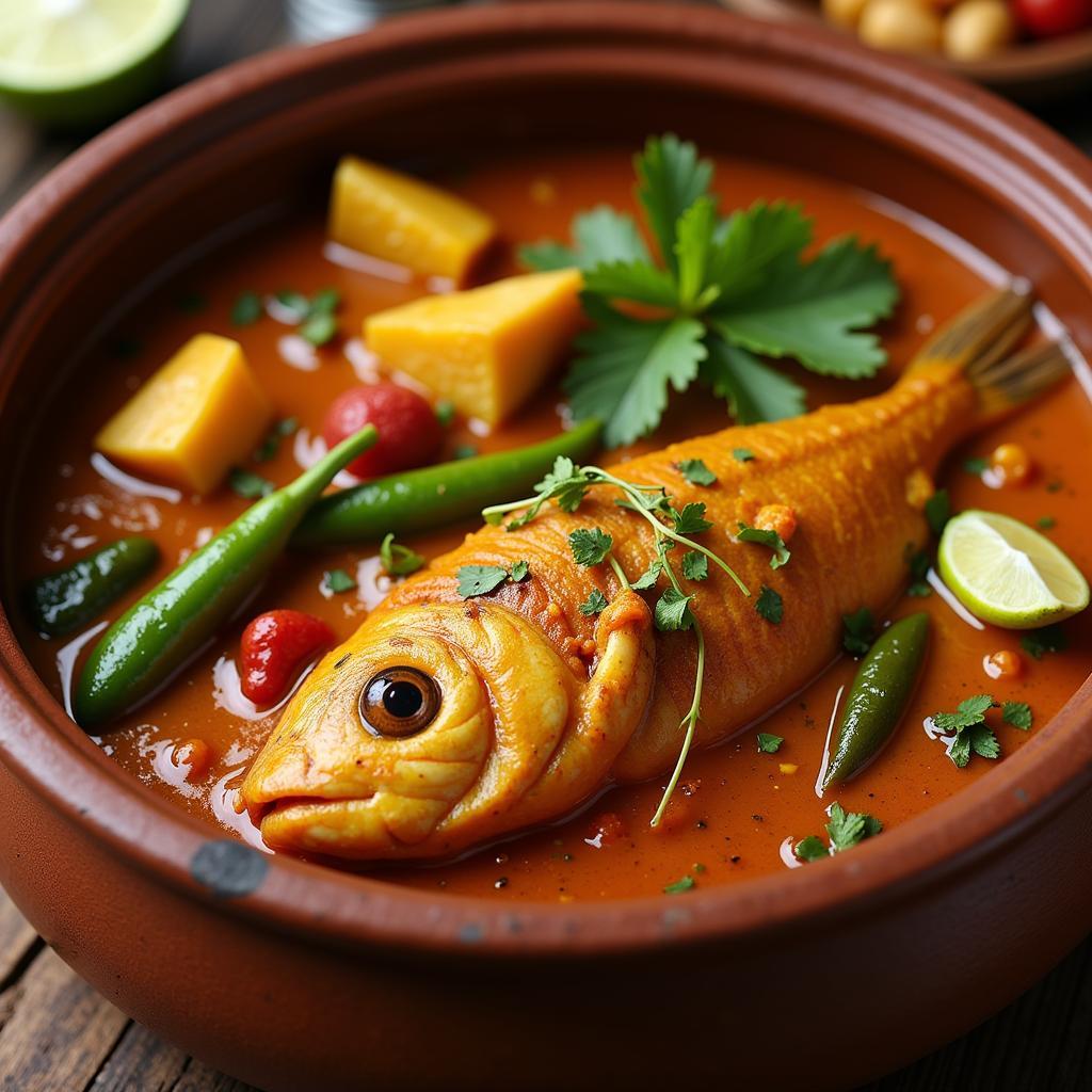 Konkani Fish Curry Preparation