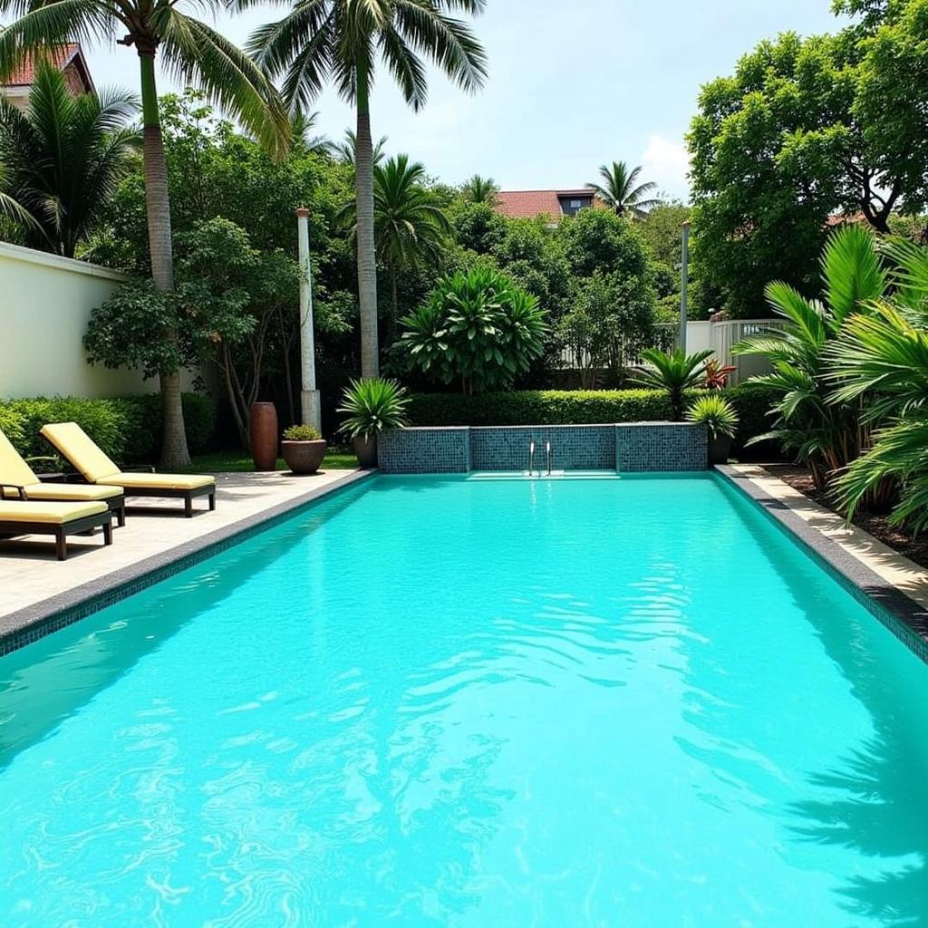 Private Pool at a Kuantan Homestay