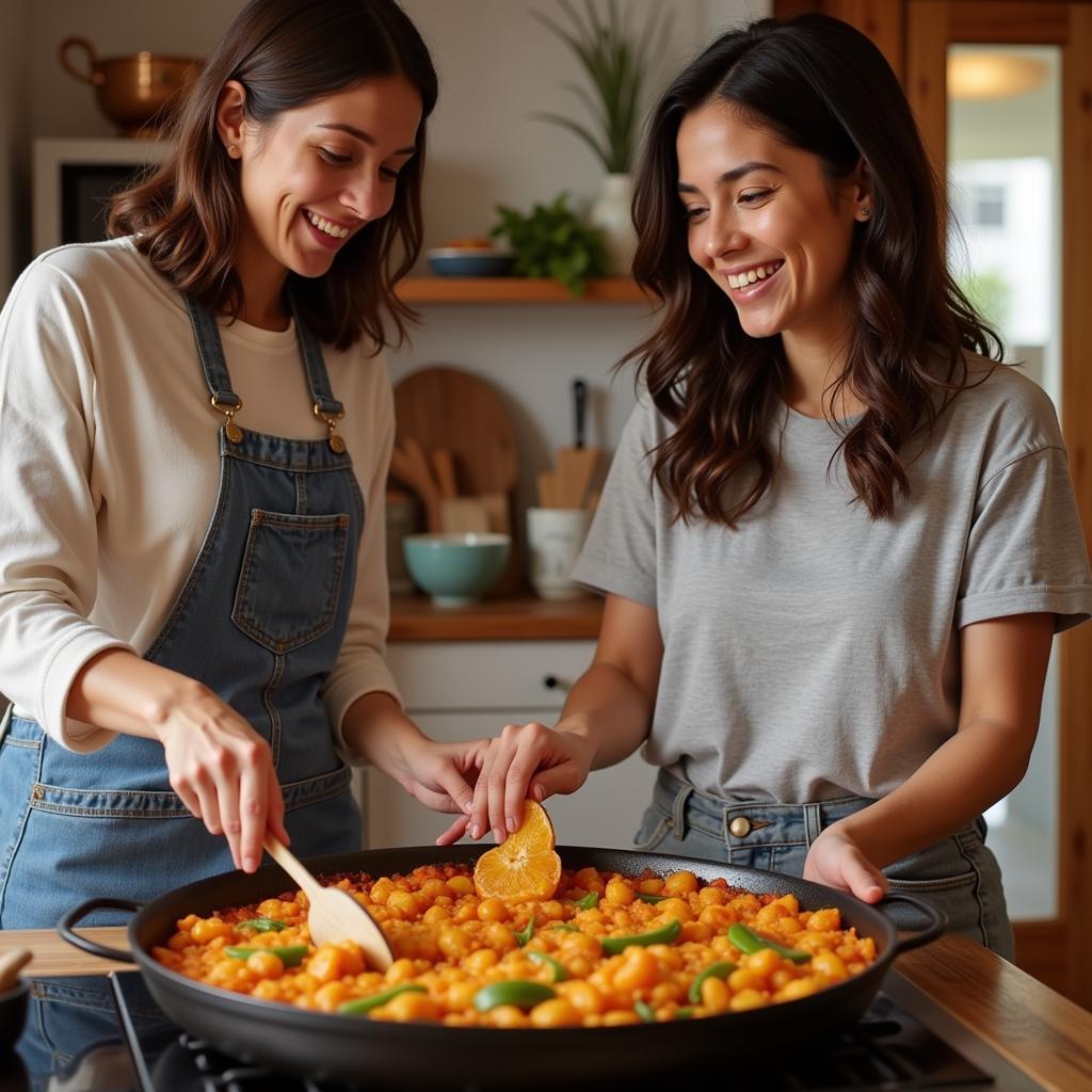 Learning to Make Paella with a Spanish Host