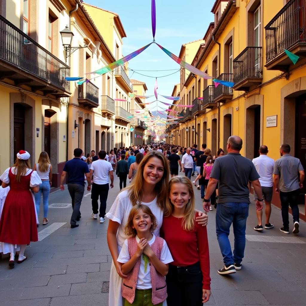 Experiencing a Local Spanish Festival during Homestay