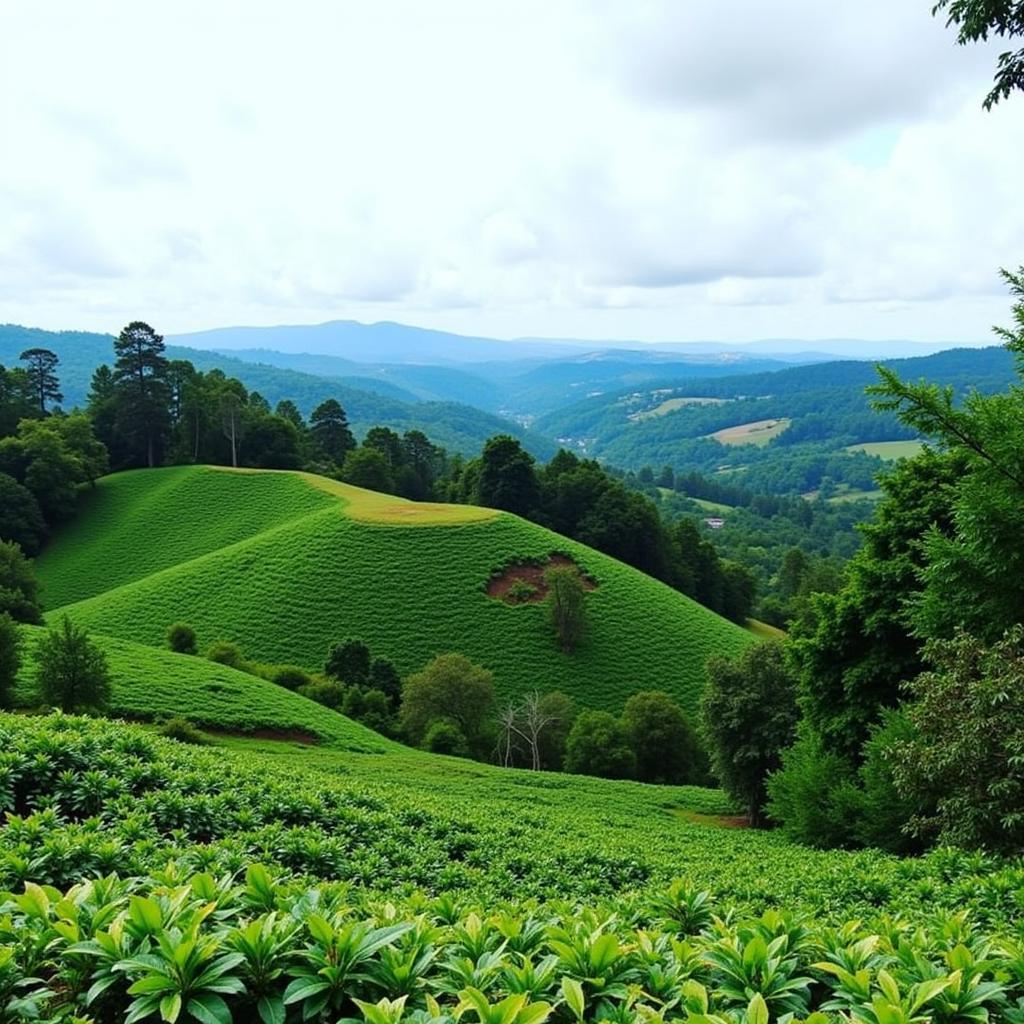 Madikeri Landscape near Ashirwad Homestay