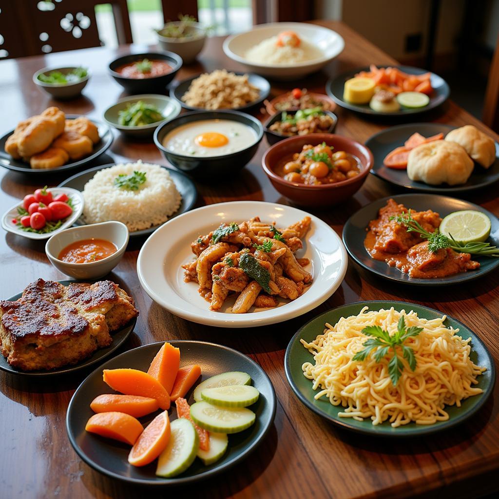 Delicious Malaysian Homestay Meal