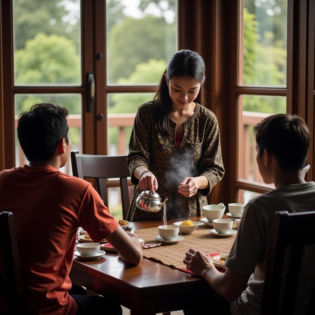 Malaysian Homestay Tea Ceremony