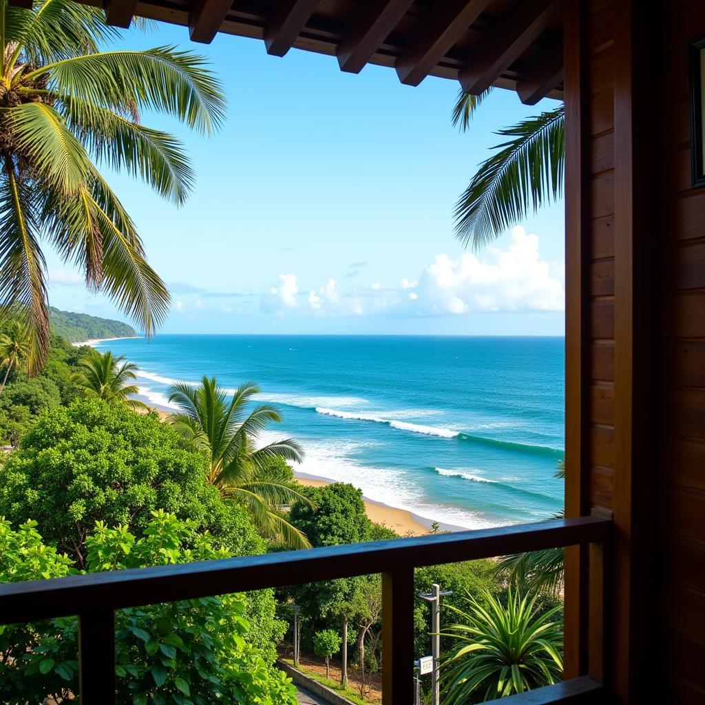 Coastal view from a Mangalore homestay