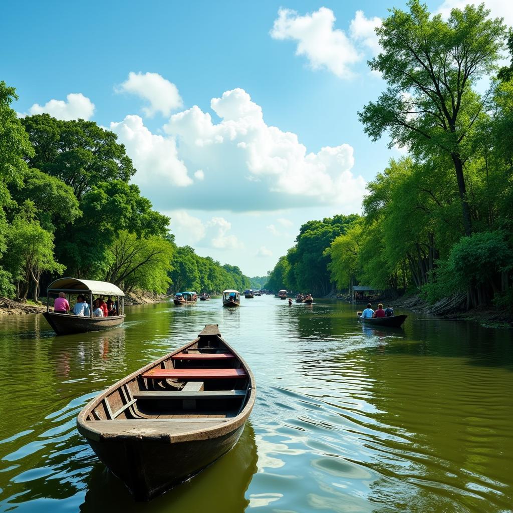 Scenic Boat Trip in the Mekong Delta