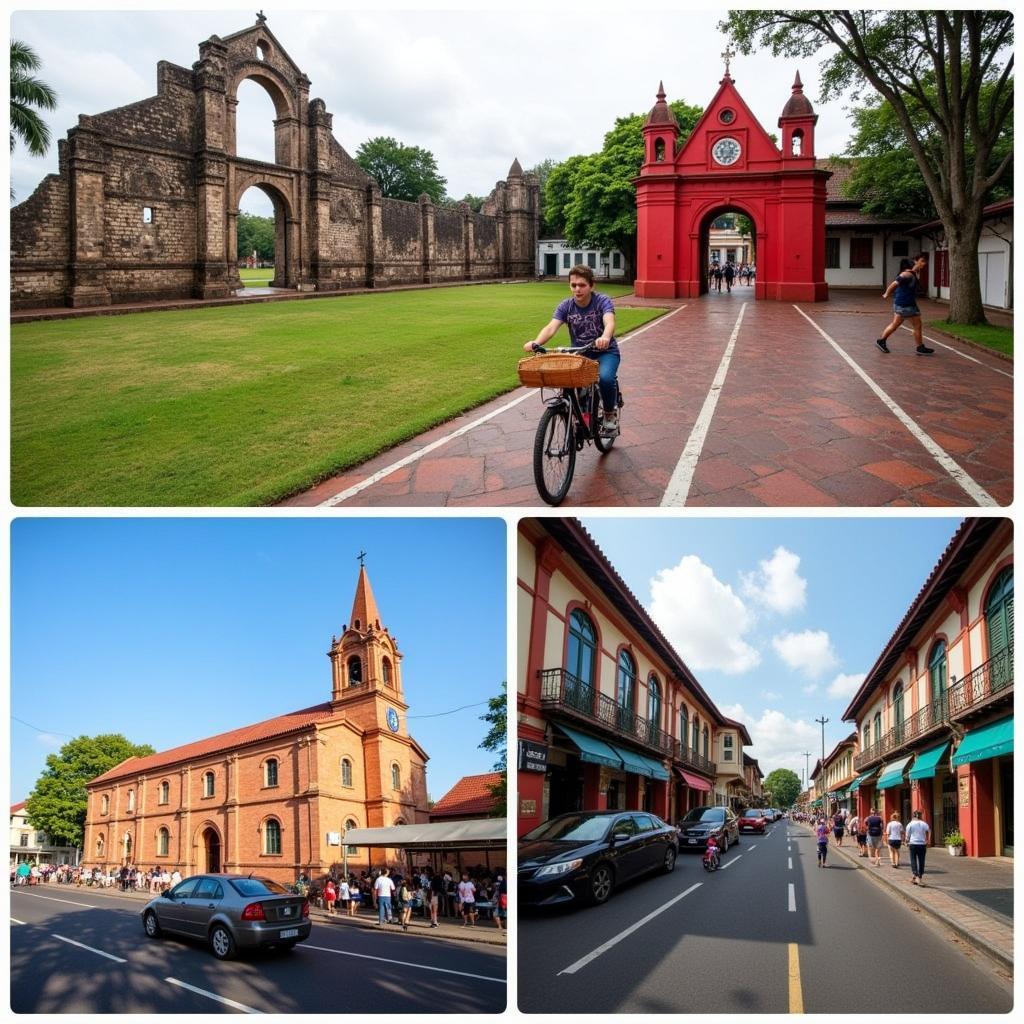 Historical sites near D Puteh Homestay including A Famosa and Christ Church.